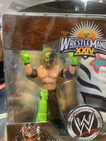 Rey Mysterio in Lime/Black with White Mask (WWE Ruthless Aggression, Jakks Pacific)