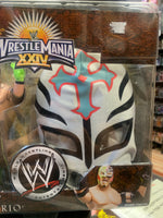 Rey Mysterio in Lime/Black with White Mask (WWE Ruthless Aggression, Jakks Pacific)