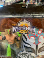 Rey Mysterio in Lime/Black with White Mask (WWE Ruthless Aggression, Jakks Pacific)