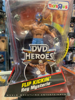 Rey Mysterio Flip Kickin’ with DVD (WWE FlexForce, Mattel)