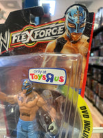 Rey Mysterio Flip Kickin’ with DVD (WWE FlexForce, Mattel)