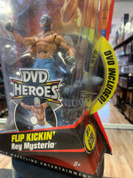 Rey Mysterio Flip Kickin’ with DVD (WWE FlexForce, Mattel)