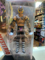 Rey Mysterio series 104 Gold/purple Mask (WWE Basic, Mattel)