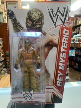 Rey Mysterio Superstar #01 Gold (WWE Basic, Mattel)