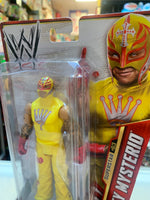 Rey Mysterio Superstar #63 Yellow/Red (WWE Basic , Mattel)