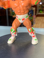 Ultimate Warrior Green/Pink Spot Shorts 5381(Vintage WWF WWE, Hasbro) - Bitz & Buttons