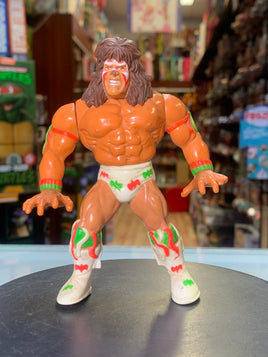 Ultimate Warrior Green/Pink Spot Shorts 5382(Vintage WWF WWE, Hasbro)