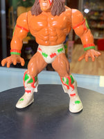 Ultimate Warrior Green/Pink Spot Shorts 5382(Vintage WWF WWE, Hasbro) - Bitz & Buttons