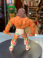 Ultimate Warrior Green/Pink Spot Shorts 5382(Vintage WWF WWE, Hasbro) - Bitz & Buttons