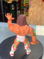 Ultimate Warrior Green/Pink Spot Shorts 5383(Vintage WWF WWE, Hasbro) - Bitz & Buttons