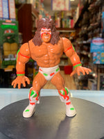 Ultimate Warrior Green/Pink Spot Shorts 5384 (Vintage WWF WWE, Hasbro) - Bitz & Buttons
