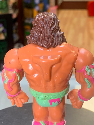 Green Trunks Ultimate Warrior 5385 (Vintage WWF WWE, Hasbro) - Bitz & Buttons