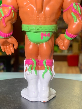Green Trunks Ultimate Warrior 5386 (Vintage WWF WWE, Hasbro) - Bitz & Buttons