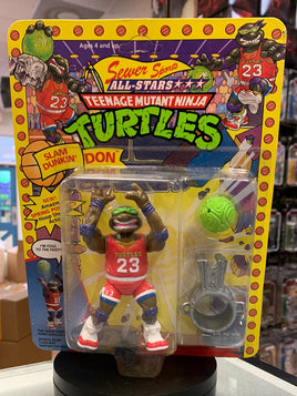 Slam Dunkin Donatello 0127 (Vintage TMNT Ninja Turtles, Playmates) Sealed