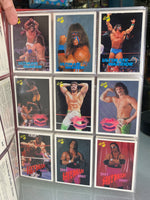 WF Wrestling Card Collector’s Album WITH Cards (Vintage WWF, TitanSports) - Bitz & Buttons