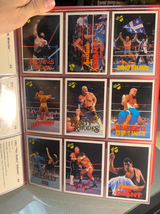 WF Wrestling Card Collector’s Album WITH Cards (Vintage WWF, TitanSports) - Bitz & Buttons