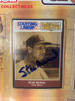 Starting Lineup Baseball Greats Stan Musial & Bob Gibson Signed(Vintage Kenner, MLB)**JSA Signature Authentication**