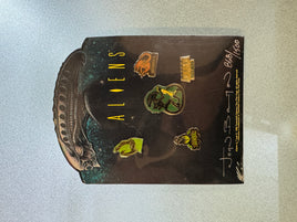 Aliens Pin Set Signed by John Bolton 868/1500 (Dark Horse, Vintage Aliens)