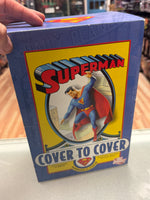 Superman Cover to Cover Statue (DC Comics, DC Direct) Open BOx