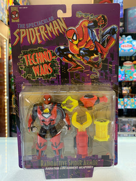 Radioactive Spider Armor (Vintage Mavel Spiderman Techno-Wars,Toybiz) SEALED