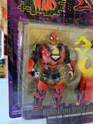 Radioactive Spider Armor (Vintage Mavel Spiderman Techno-Wars,Toybiz) SEALED - Bitz & Buttons