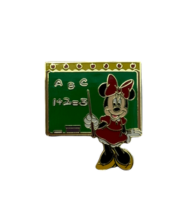 Minnie Mouse ABC School Teacher Pin (Walt Disney World, Pin Traders)