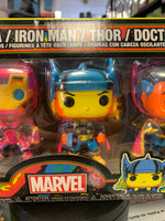 Captain America/Iron Man/Thor/Doctor Strange 4er-Pack Wackelköpfe (Funko Pop!, Marvel)