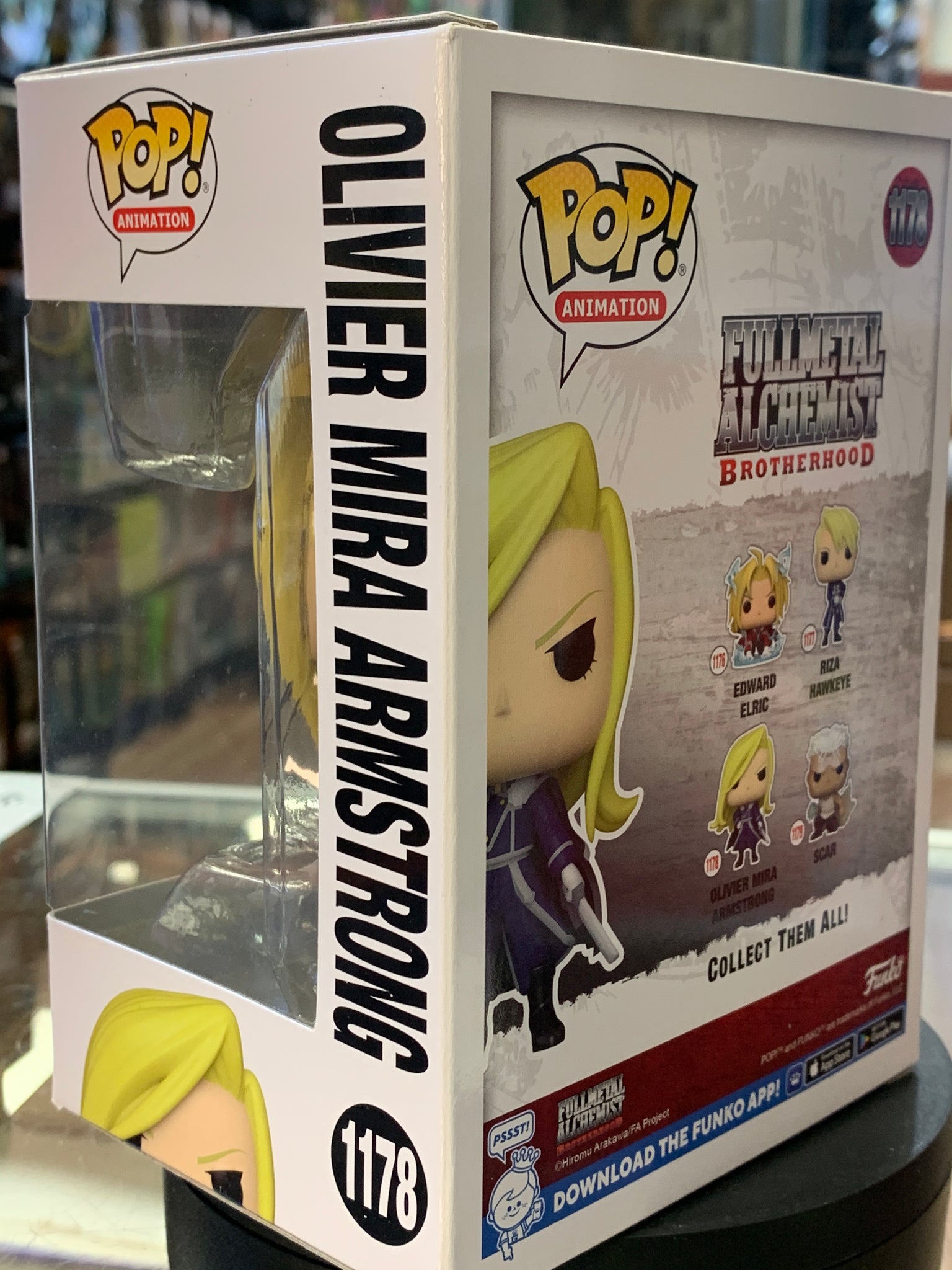 Olivier Mira Armstrong #1178 (Funko Pop!, Full Metal Alchemist)| Bitz & Buttons