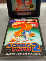 Sonic the Hedgehog 2 with Manual (Sega Genesis, Vintage Video Games)