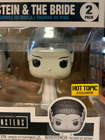 Frankenstein und die Braut, 2er-Pack, exklusives Hot Topic (Funko Pop!, Universal Monsters)