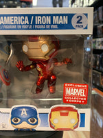 Captain America und Iron Man, 2er-Pack (Funko Pop!, Marvel Civil War)