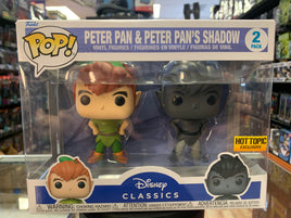 Peter Pan & Shadow 2Pack Hot Topic Exclusive (Funko Pop!, Disney Classics)