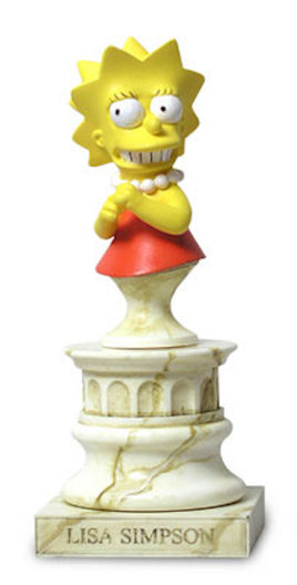 Lisa Simpson Polystone Büste (Vintage Sideshow, Die Simpsons) NEUE OFFENE BOX