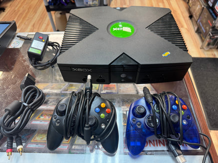 Original Xbox Console Lot with Controllers (Microsoft, Video Games) **TESTED** - Bitz & Buttons