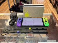 Splatoon OLED Switch Console  (Nintendo, Video Games) **TESTED** - Bitz & Buttons