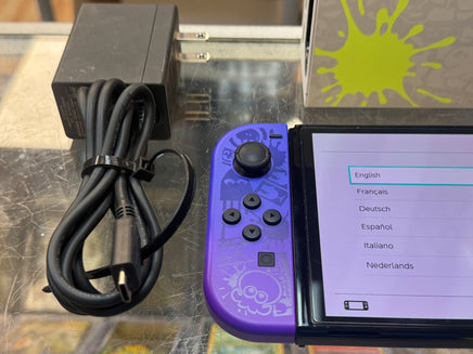 Splatoon OLED Switch Console  (Nintendo, Video Games) **TESTED** - Bitz & Buttons