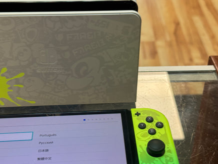 Splatoon OLED Switch Console  (Nintendo, Video Games) **TESTED** - Bitz & Buttons