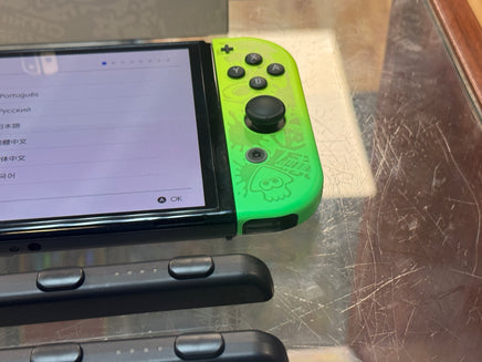 Splatoon OLED Switch Console  (Nintendo, Video Games) **TESTED** - Bitz & Buttons