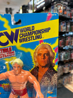 Red Trunks Ric Flair Figure (Vintage WCW Wrestling, OSFT) Sealed