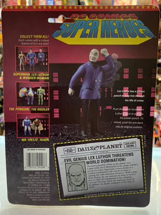 Lex Luthor (Vintage DC Super Heroes, Toybiz) SEALED - Bitz & Buttons