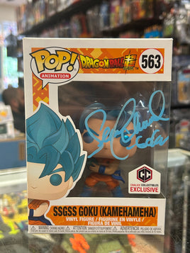 SSGSS Goku signed by Sean Schemmel(Funko, DragonballZ) *JSA*