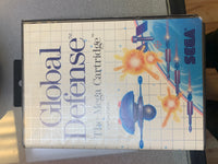 Global Defense with Box (SEGA Master System, Video Game) Tested Working