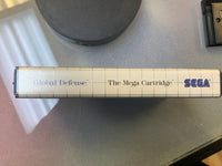 Global Defense with Box (SEGA Master System, Video Game) Tested Working