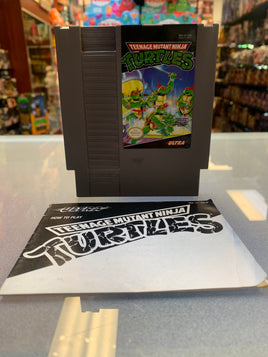 TMNT Teenage Mutant Ninja Turtles with Manual  (Nintendo NES, Video Game) Tested Working