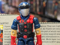 Cobra Infantry with File Card 3760 (Vintage GI Joe, Hasbro) COMPLETE