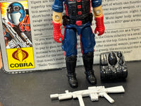 Cobra Infantry with File Card 3760 (Vintage GI Joe, Hasbro) COMPLETE