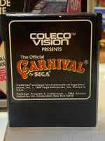 Carnival with Box (Coleco ColecoVision, Video Game) Tested Working