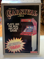 Carnival with Box (Coleco ColecoVision, Video Game) Tested Working