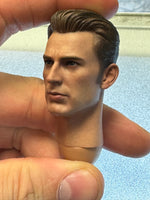 Chris Evans  Head Sculpt 1/6 Scale (Captain America, Sideshow )