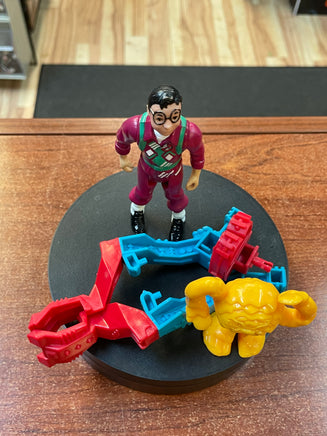 Louis Tully w/ Power Pincher (Vintage Ghostbusters, Kenner) COMPLETE - Bitz & Buttons